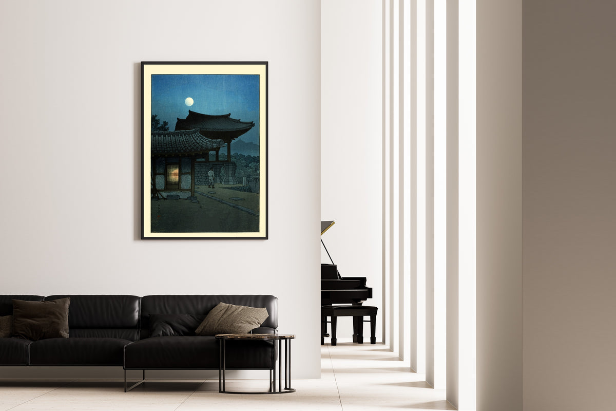 Kawase Hasui — Pulguksa Temple, Korea | Japanese Woodblock Print (Shin Hanga)