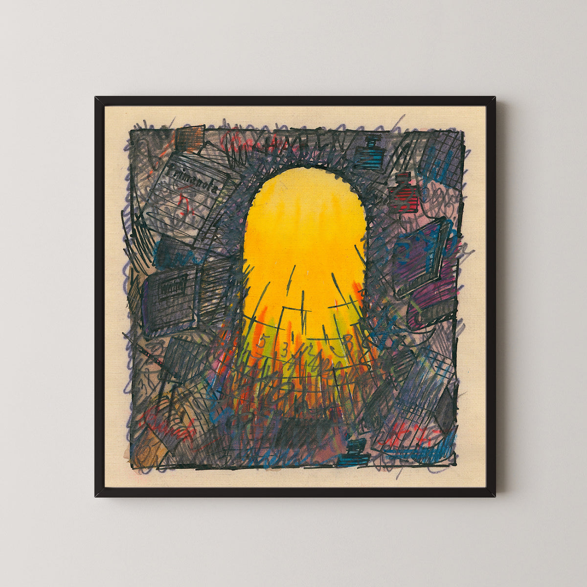Karl Wiener — 5 Uhr (Five O'Clock) | Expressionist Art Print