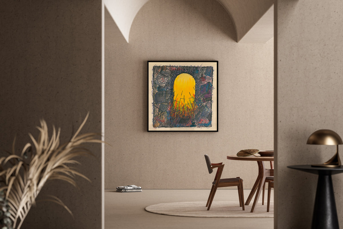 Karl Wiener — 5 Uhr (Five O'Clock) | Expressionist Art Print