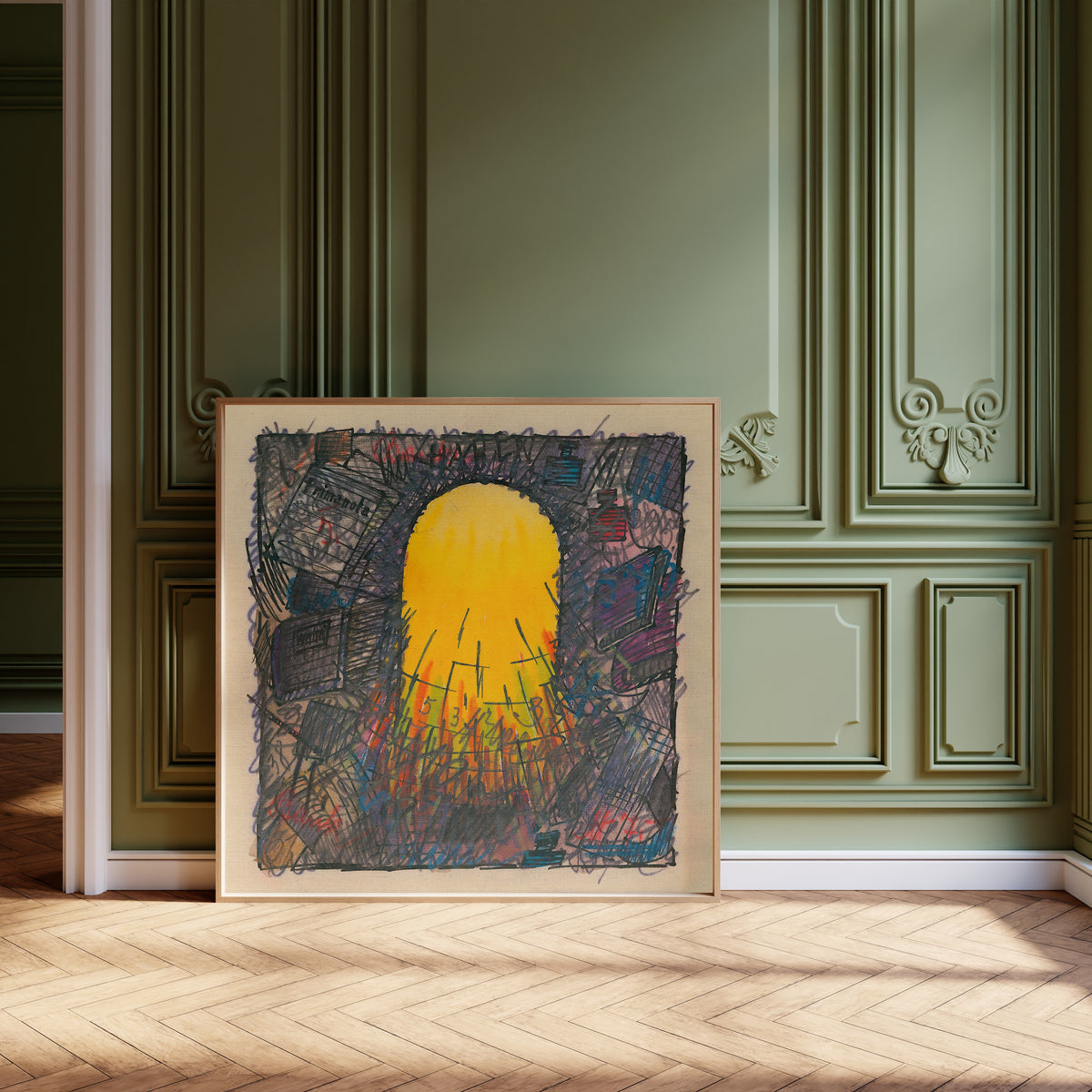 Karl Wiener — 5 Uhr (Five O'Clock) | Expressionist Art Print