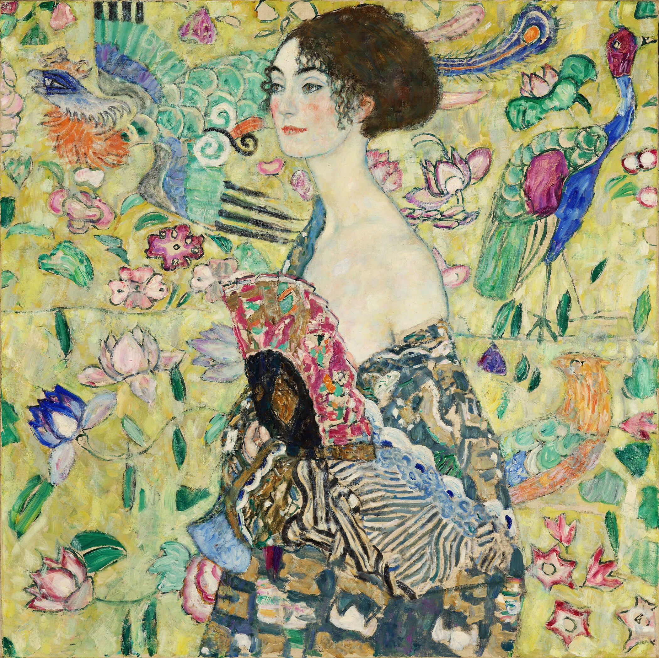Gustav Klimt — Lady with Fan | Fine Art Print