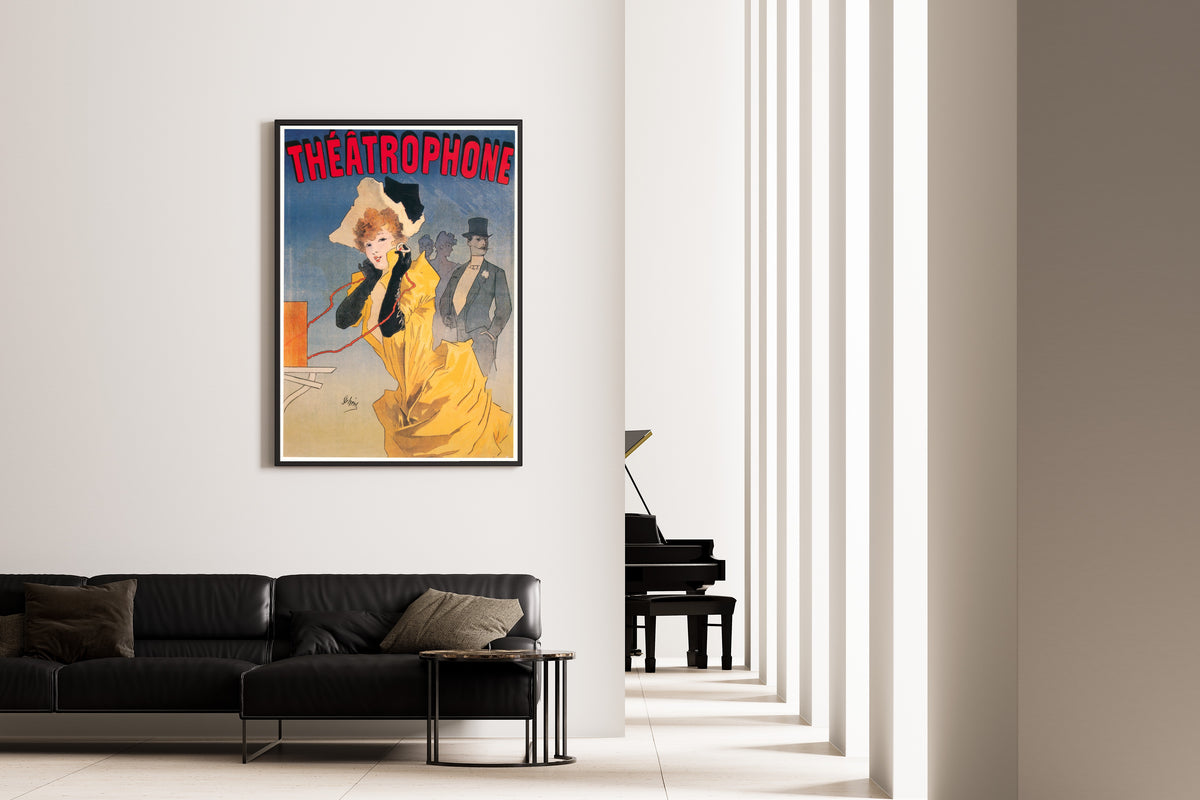 Jules Chéret — Théâtrophone | Vintage Poster Print