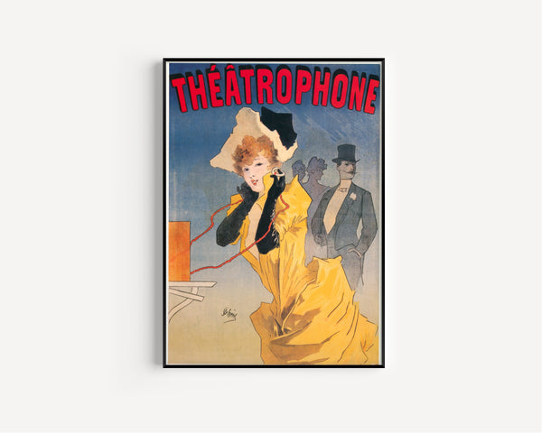 Jules Chéret — Théâtrophone | Vintage Poster Print