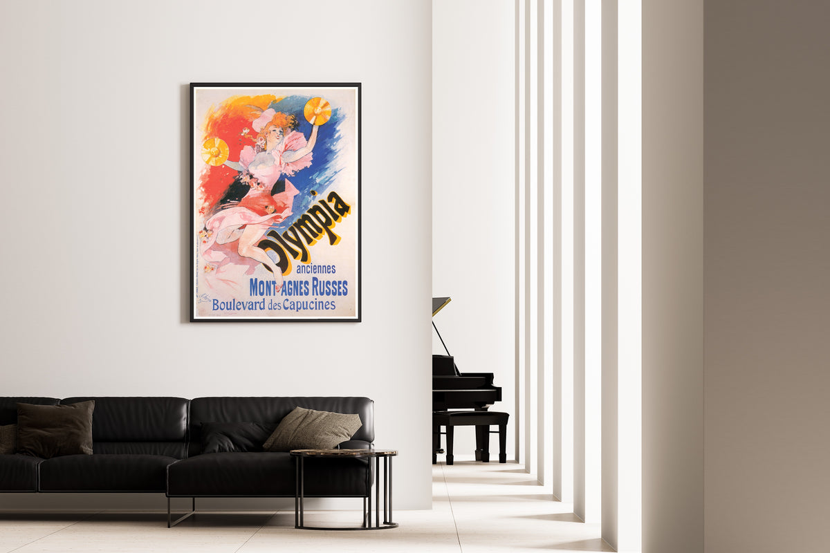 Jules Chéret — Olympia, anciennes Montagnes Russes | Vintage Poster Print