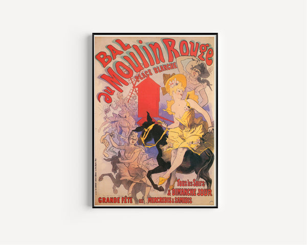 Jules Chéret — Bal au Moulin Rouge | Vintage Poster Print