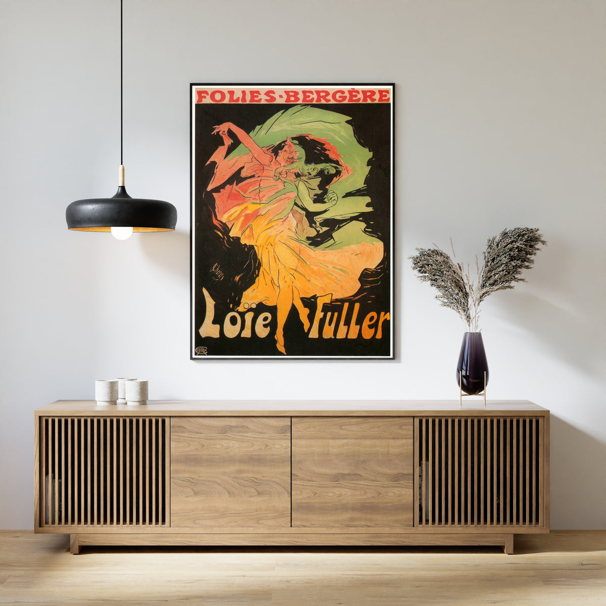 Jules Chéret — Folies-Bergère, Loïe Fuller | Vintage Poster Print