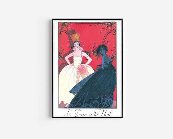 George Barbier — Le Jour et la Nuit | Art Deco Fashion Print