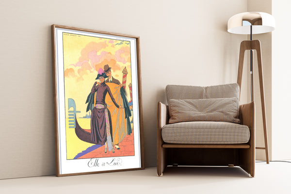 George Barbier — Elle et Lui | Art Deco Fashion Print