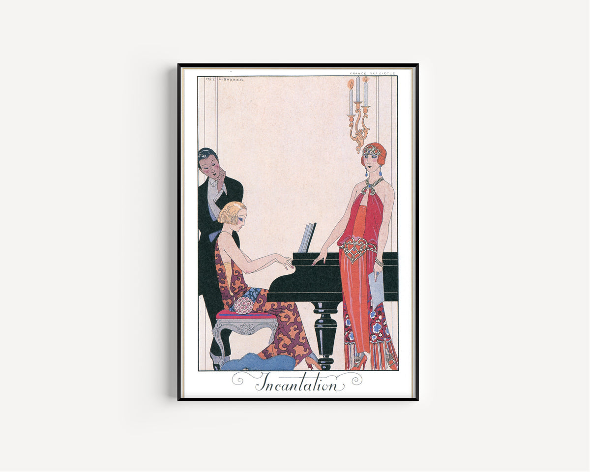 George Barbier — Incantation | Art Deco Fashion Print