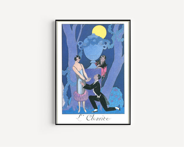 George Barbier — L'Avarice [Avarice] | Art Deco Fashion Print