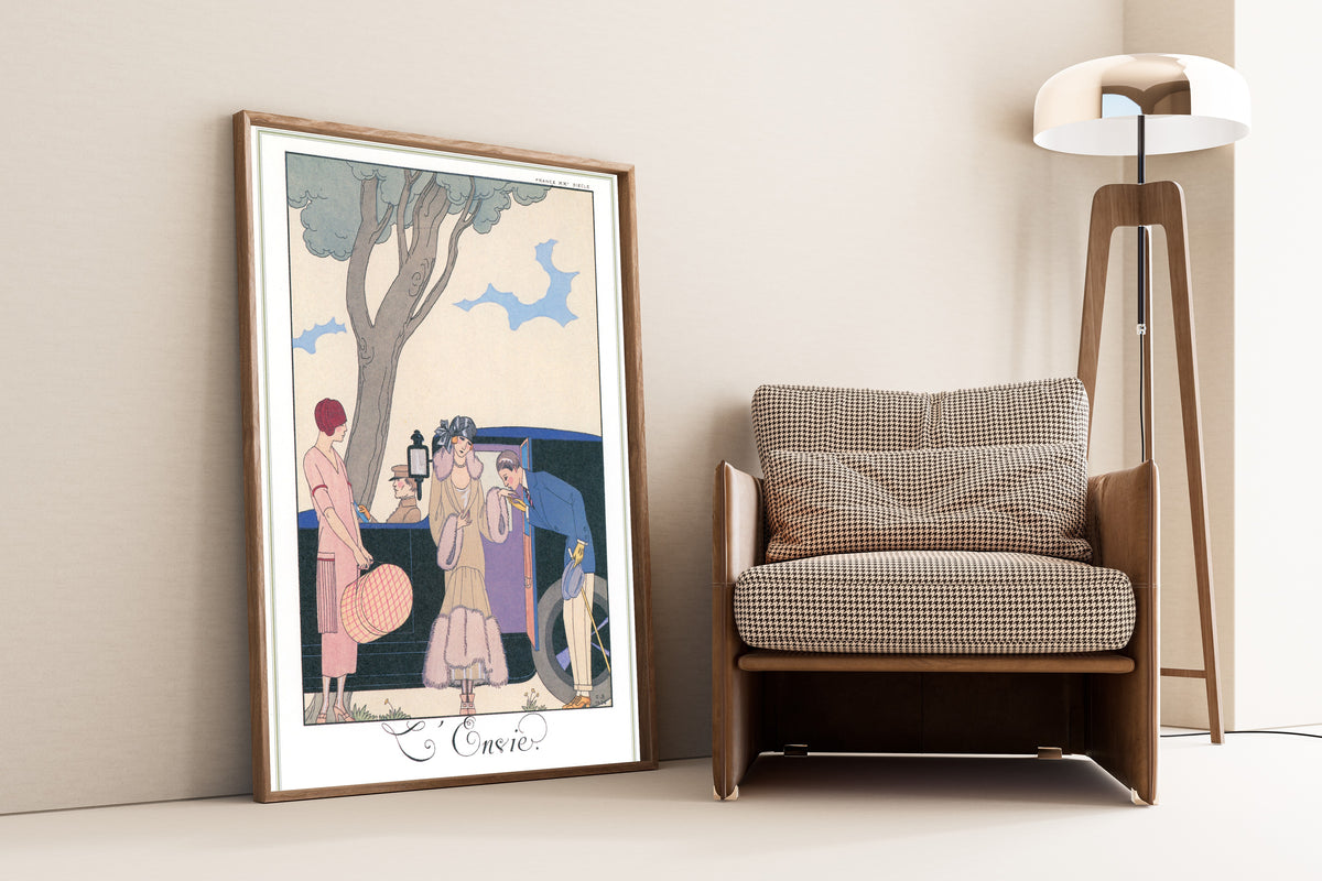 George Barbier — L'Envie [Envy] | Art Deco Fashion Print