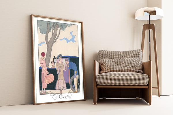 George Barbier — L'Envie [Envy] | Art Deco Fashion Print