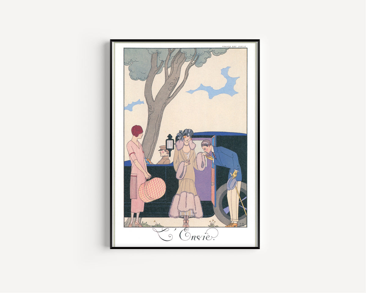 George Barbier — L'Envie [Envy] | Art Deco Fashion Print