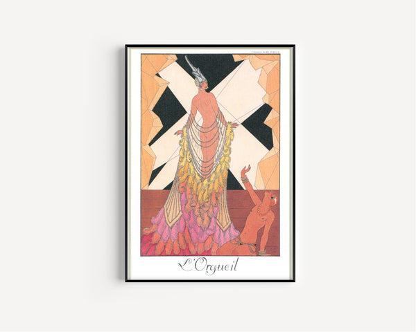 George Barbier — L'Orgueil [Pride] | Art Deco Fashion Print