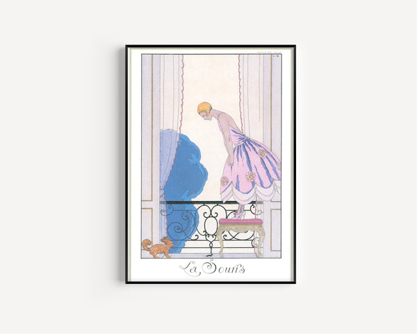 George Barbier — La Souris | Art Deco Fashion Print