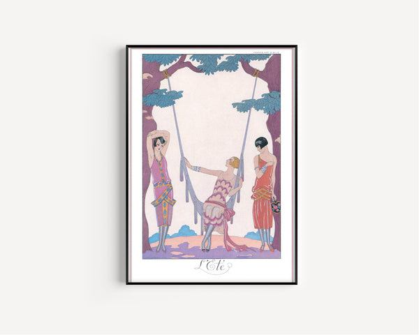 George Barbier — L'Été | Art Deco Fashion Print