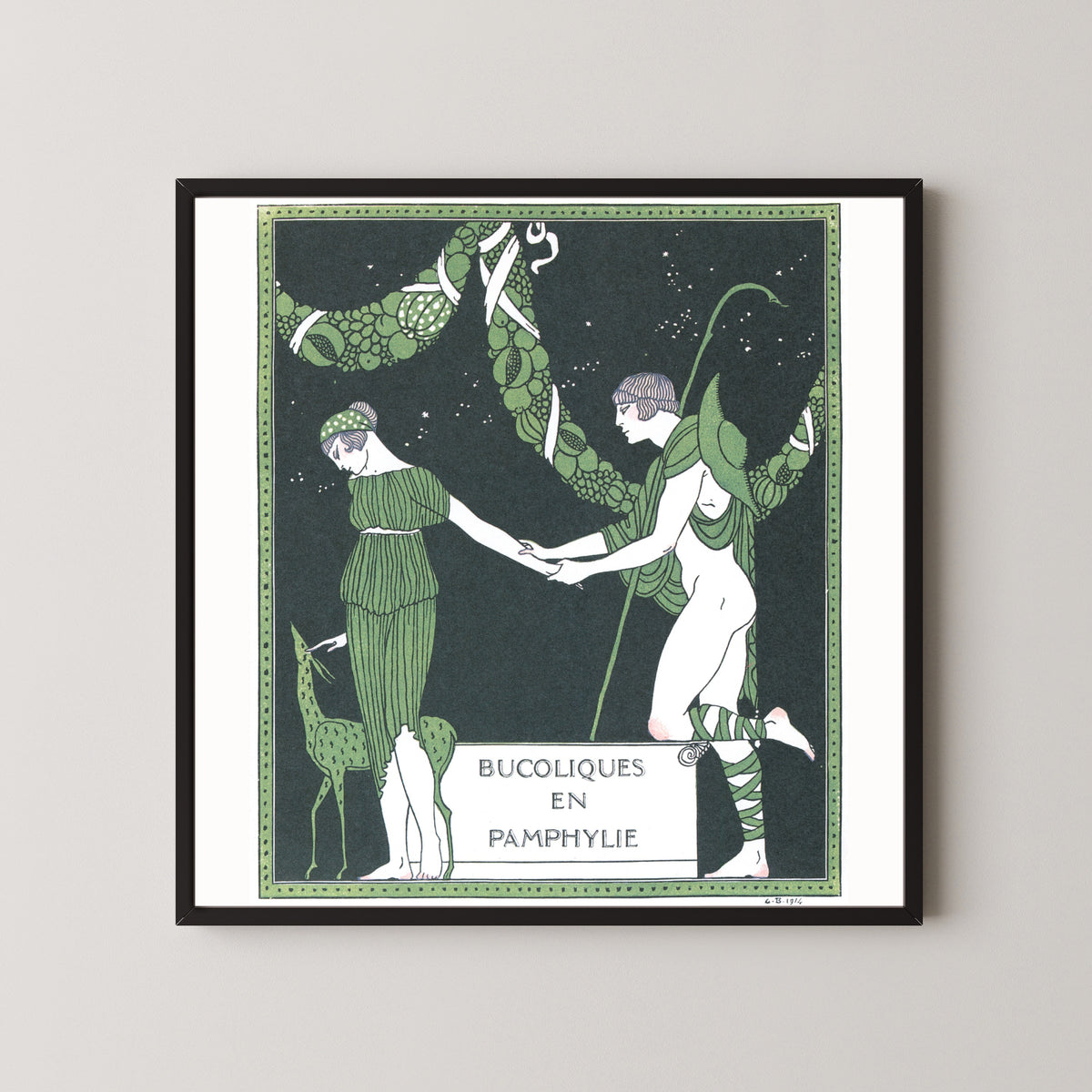 George Barbier — Bucoliques en Pamphylie | Art Deco Print