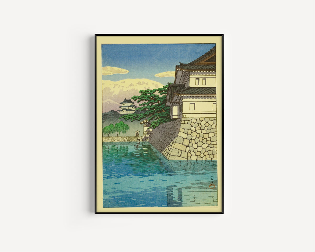 Kawase Hasui — Kikyo Gate | Japanese Woodblock Print (Shin Hanga)