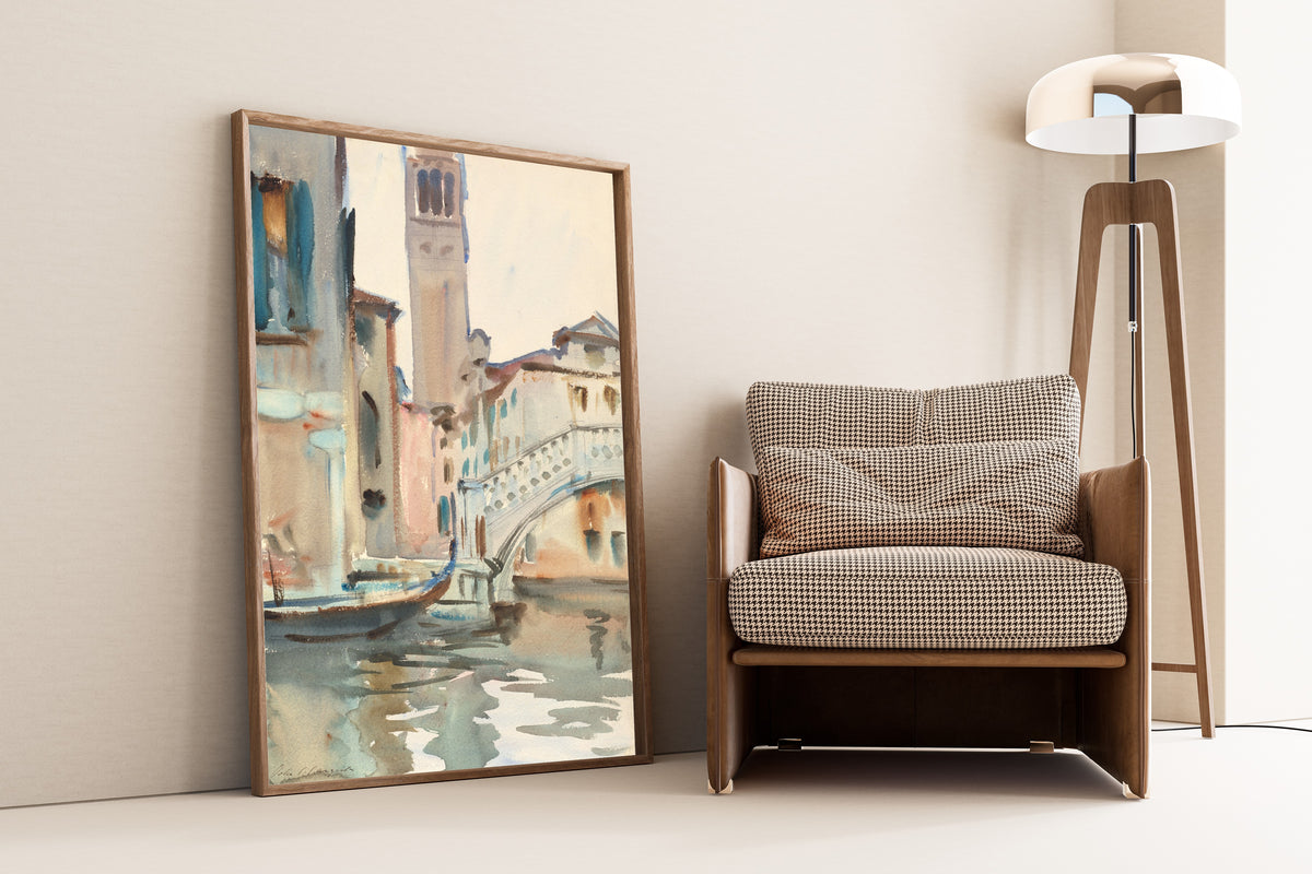 John Singer Sargent — A Bridge and Campanile, Venice | Fine Art Print