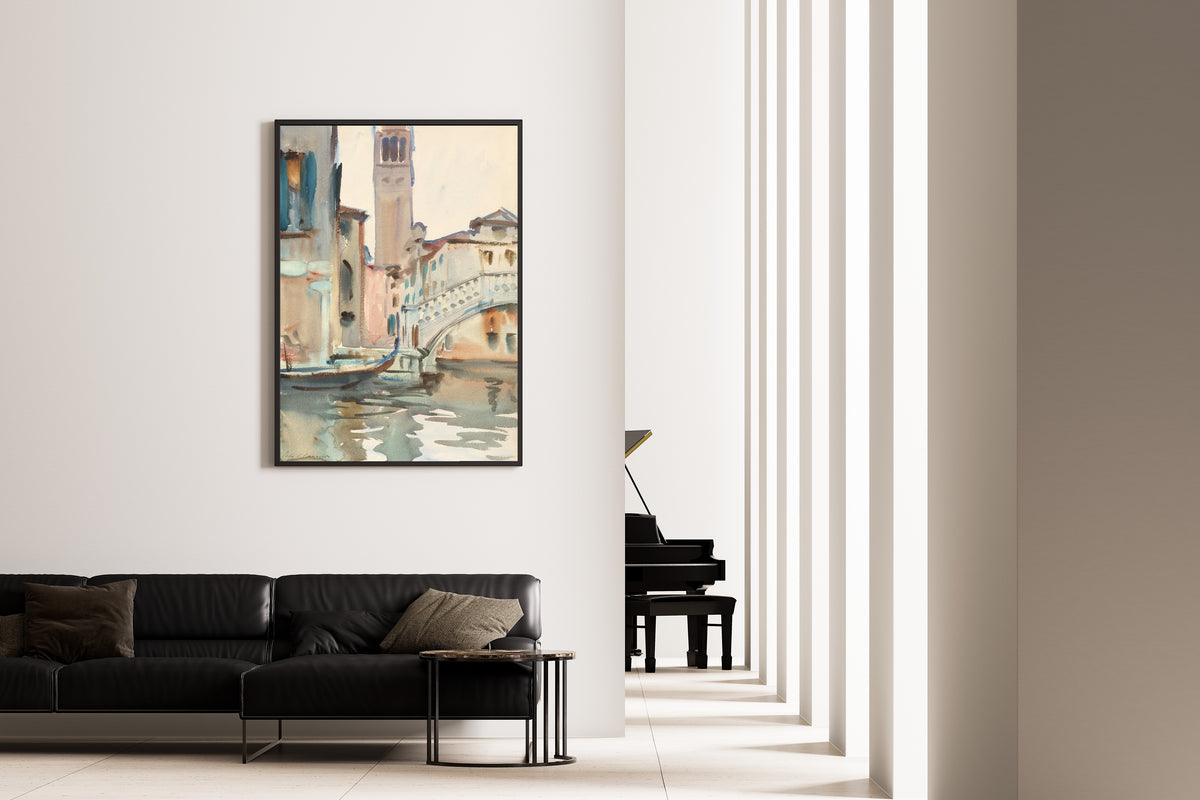 John Singer Sargent — A Bridge and Campanile, Venice | Fine Art Print
