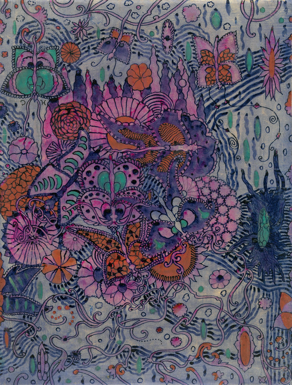 Harry Clarke — A Butterfly Textile Design for Sefton Fabrics, Belfast | Pattern Design Print