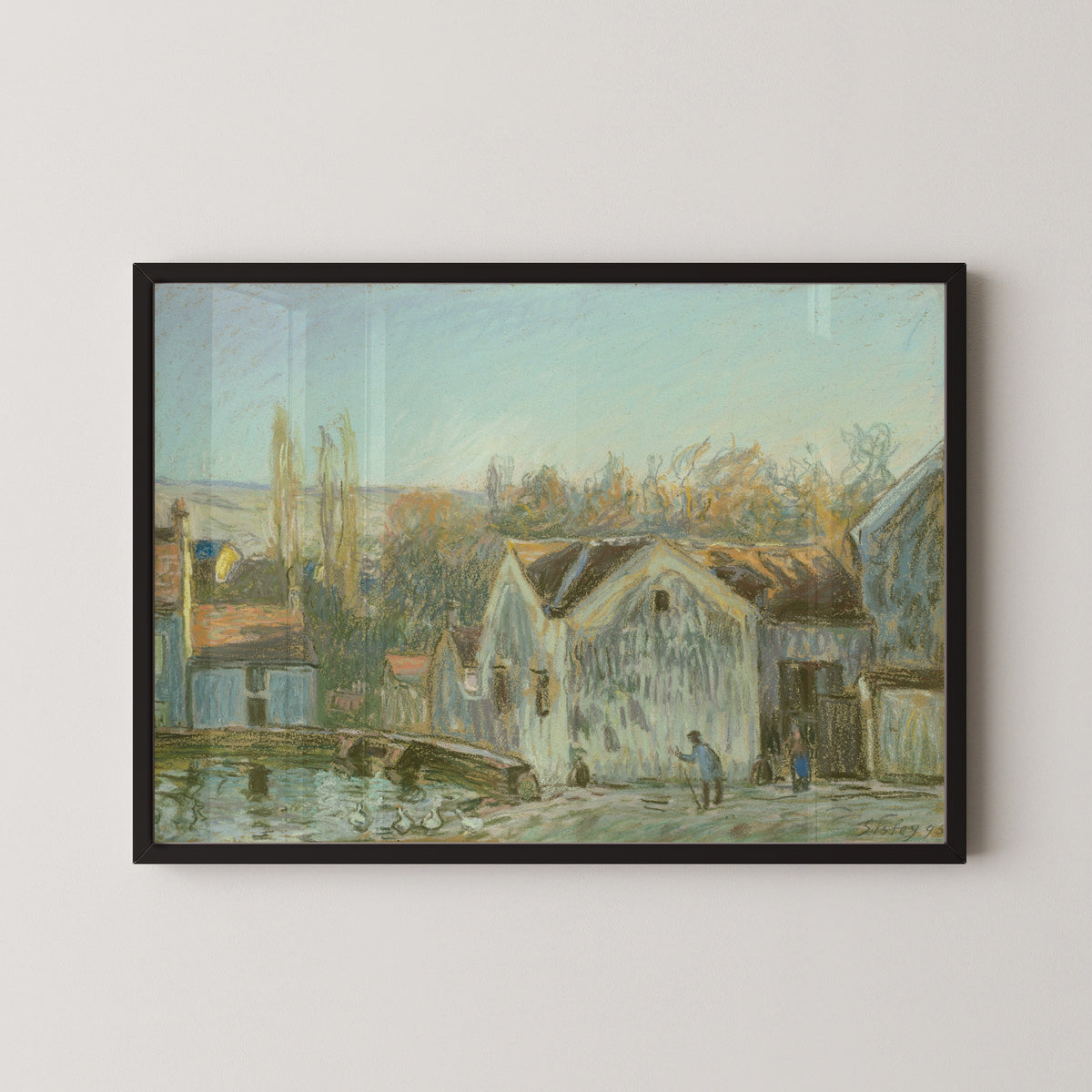 Alfred Sisley — A Corner of Moret-sur-Loing | Fine Art Print