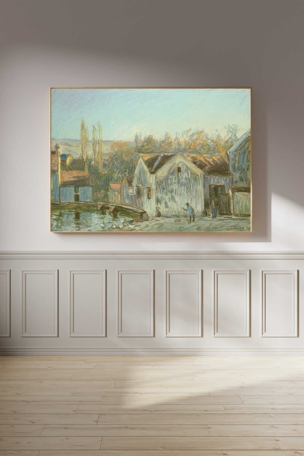 Alfred Sisley — A Corner of Moret-sur-Loing | Fine Art Print