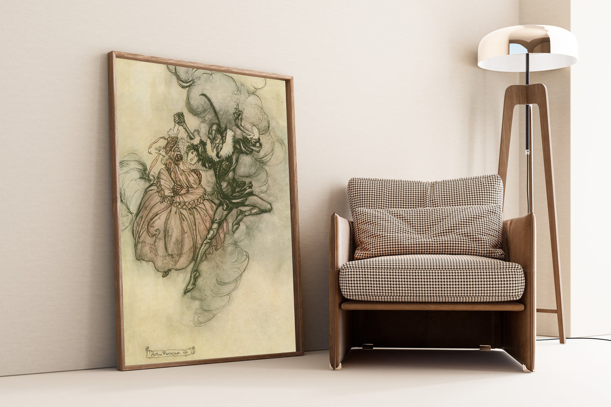 Arthur Rackham — A Grand Pas de Deux | Fairy Tale Illustration Print