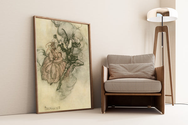 Arthur Rackham — A Grand Pas de Deux | Fairy Tale Illustration Print