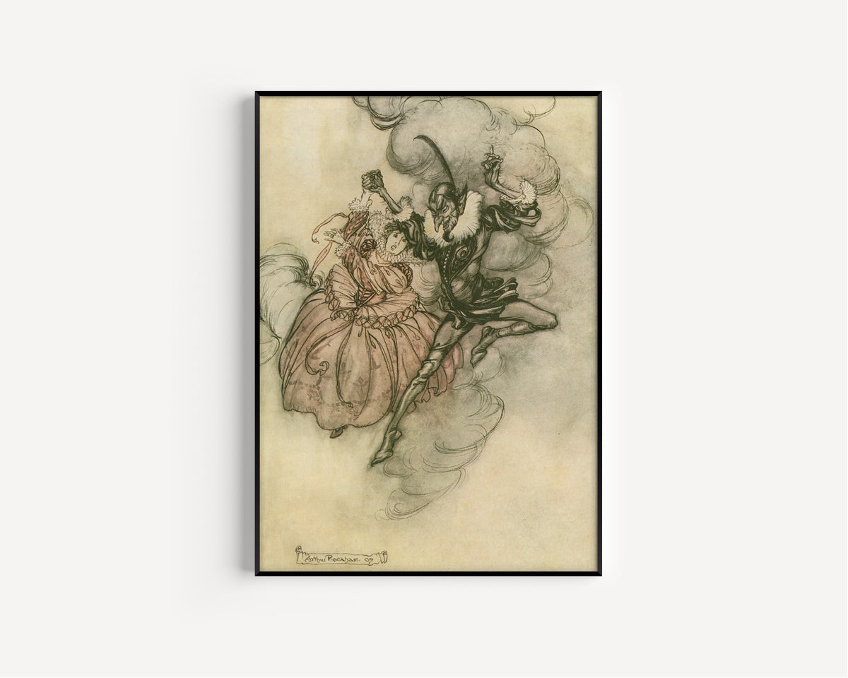 Arthur Rackham — A Grand Pas de Deux | Fairy Tale Illustration Print