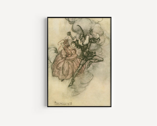Arthur Rackham — A Grand Pas de Deux | Fairy Tale Illustration Print