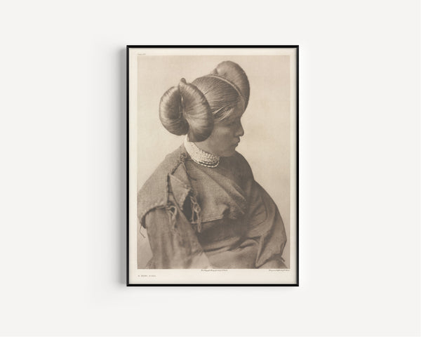 Edward S. Curtis — A Hopi Girl | Vintage Photograph Print