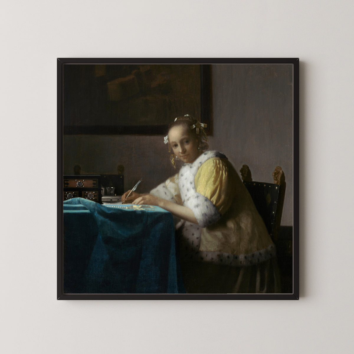 Johannes Vermeer — A Lady Writing | Fine Art Print