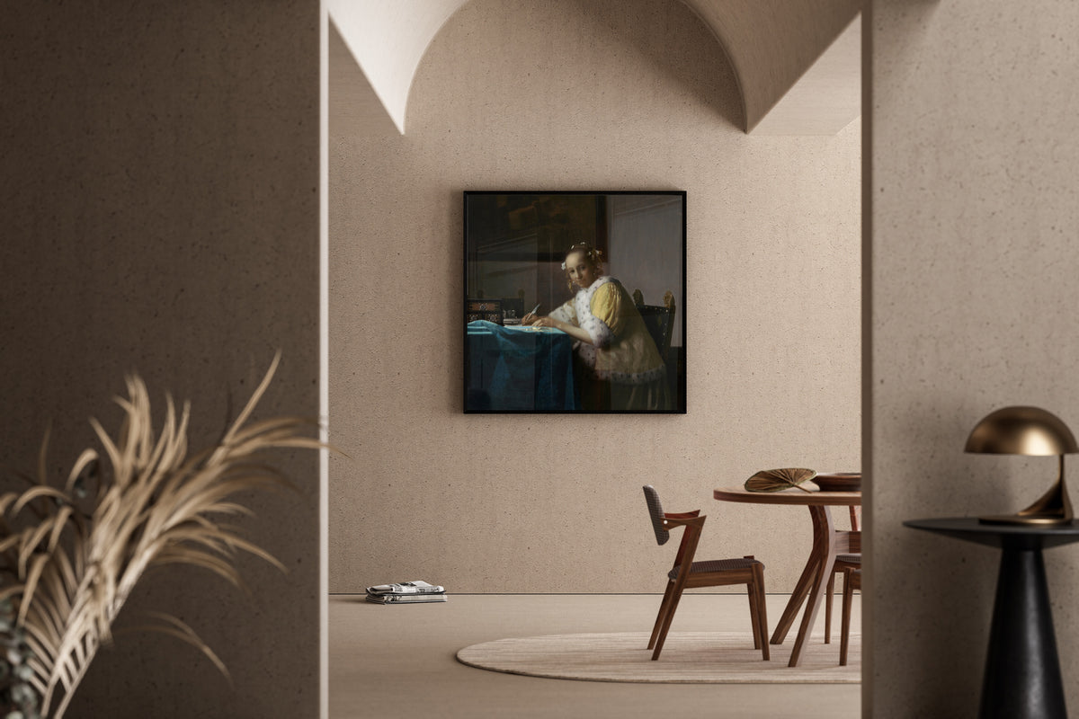 Johannes Vermeer — A Lady Writing | Fine Art Print