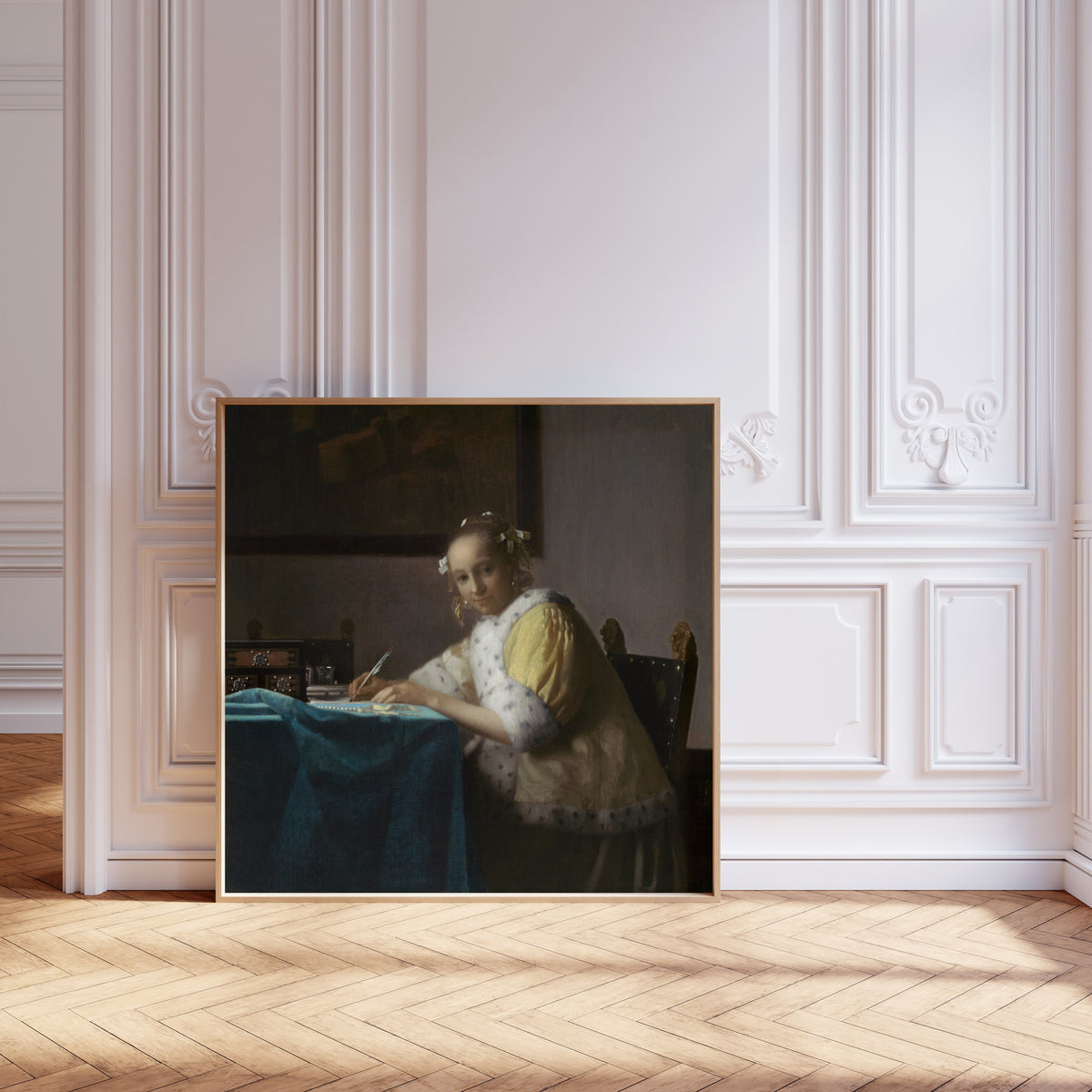 Johannes Vermeer — A Lady Writing | Fine Art Print