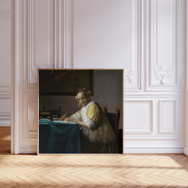 Johannes Vermeer — A Lady Writing | Fine Art Print