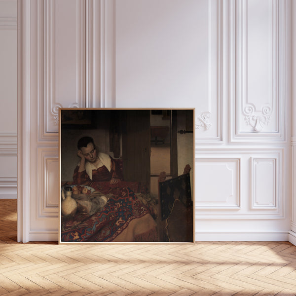 Johannes Vermeer — A Maid Asleep | Fine Art Print