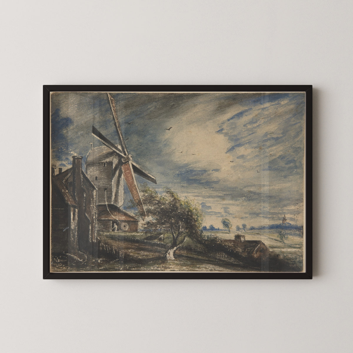 John Constable — A Mill Near Colchester | Landscape Fine Art Print