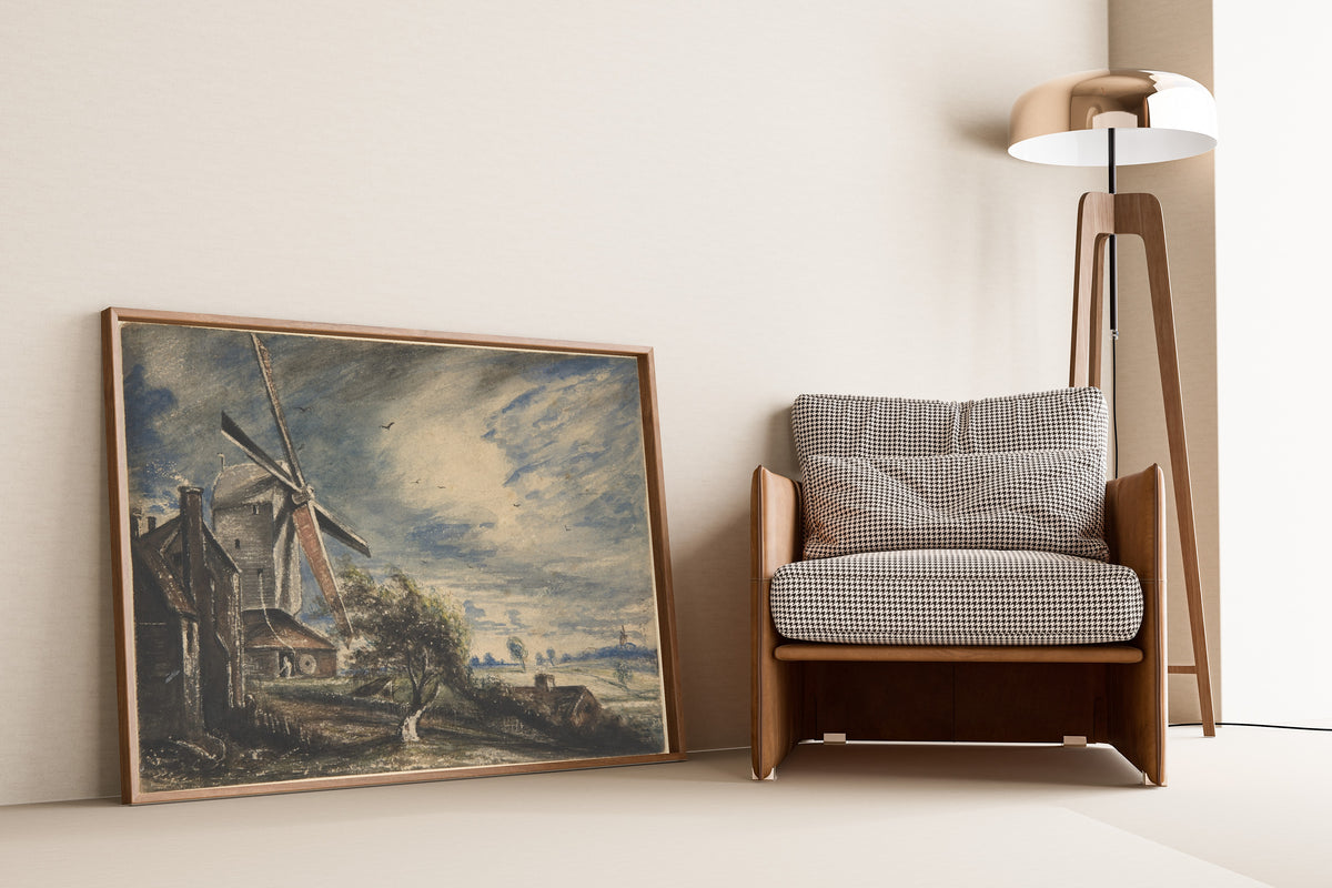 John Constable — A Mill Near Colchester | Landscape Fine Art Print