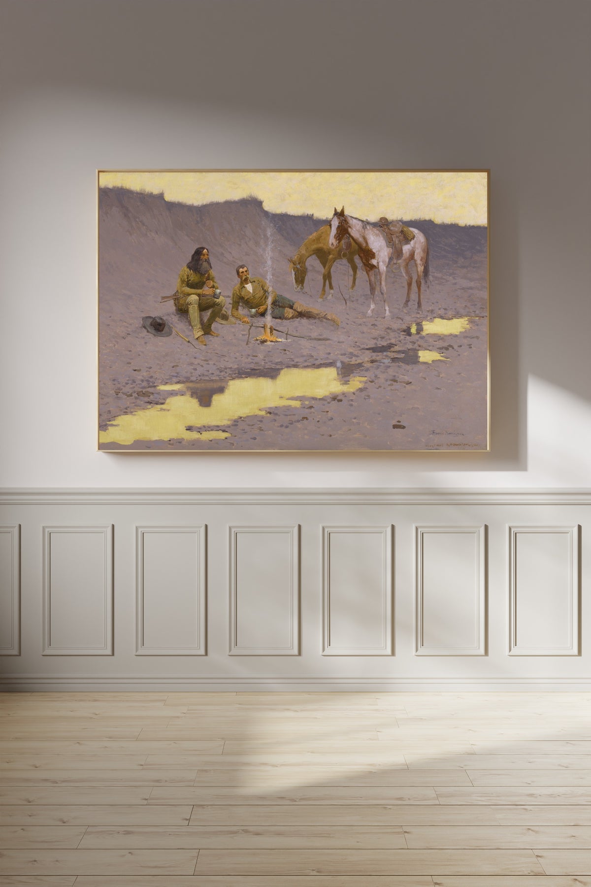 Frederic Remington — A New Year on the Cimarron | Western Art Print