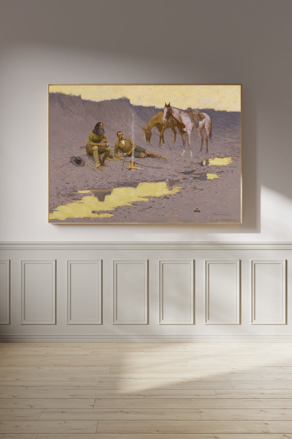 Frederic Remington — A New Year on the Cimarron | Western Art Print