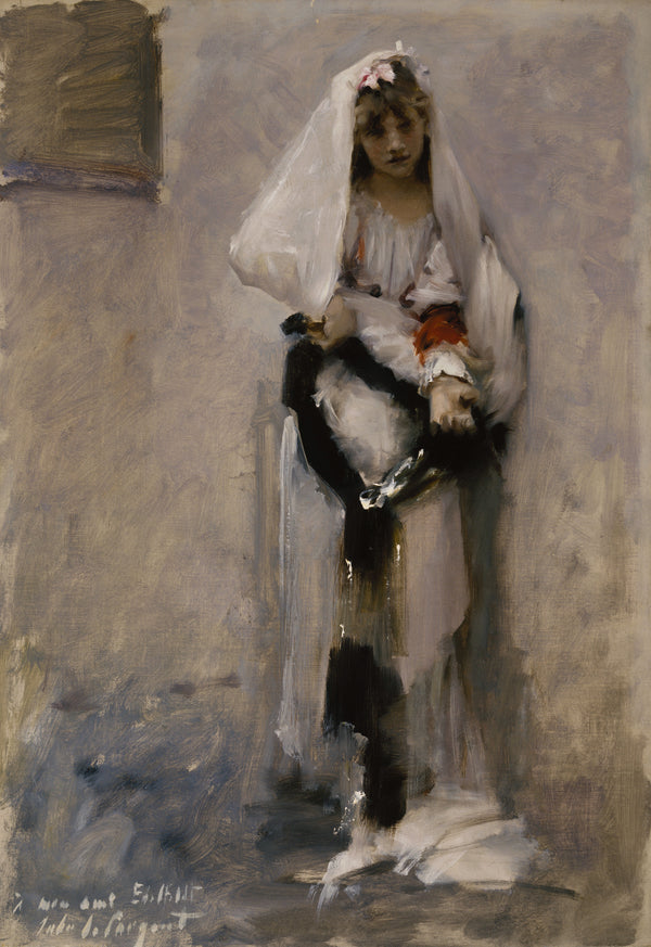 John Singer Sargent — A Parisian Beggar Girl | Fine Art Print