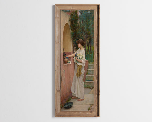 John William Waterhouse — A Roman Offering | Pre-Raphaelite Art Print