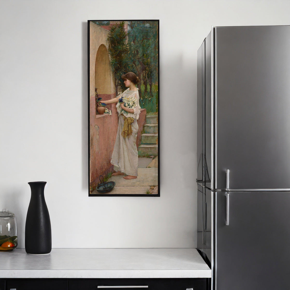 John William Waterhouse — A Roman Offering | Pre-Raphaelite Art Print