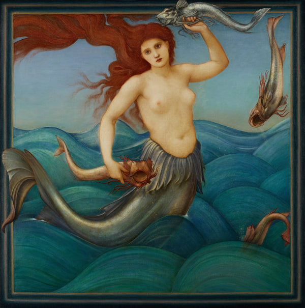 Edward Burne-Jones — A Sea-Nymph | Pre-Raphaelite Art Print