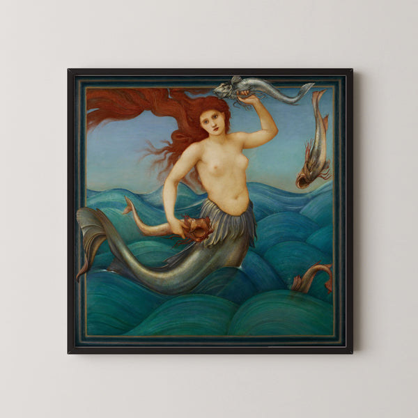 Edward Burne-Jones — A Sea-Nymph | Pre-Raphaelite Art Print