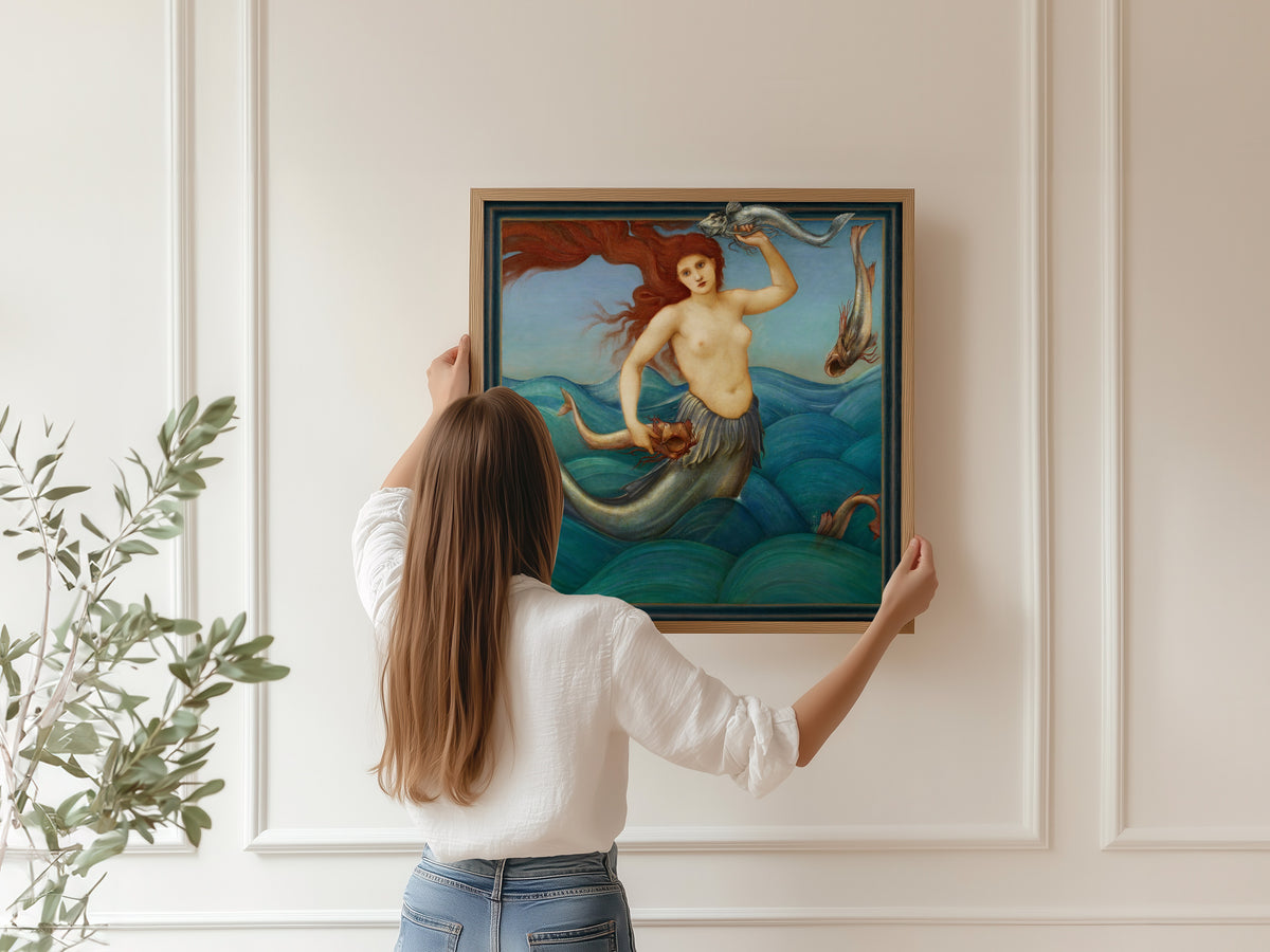 Edward Burne-Jones — A Sea-Nymph | Pre-Raphaelite Art Print