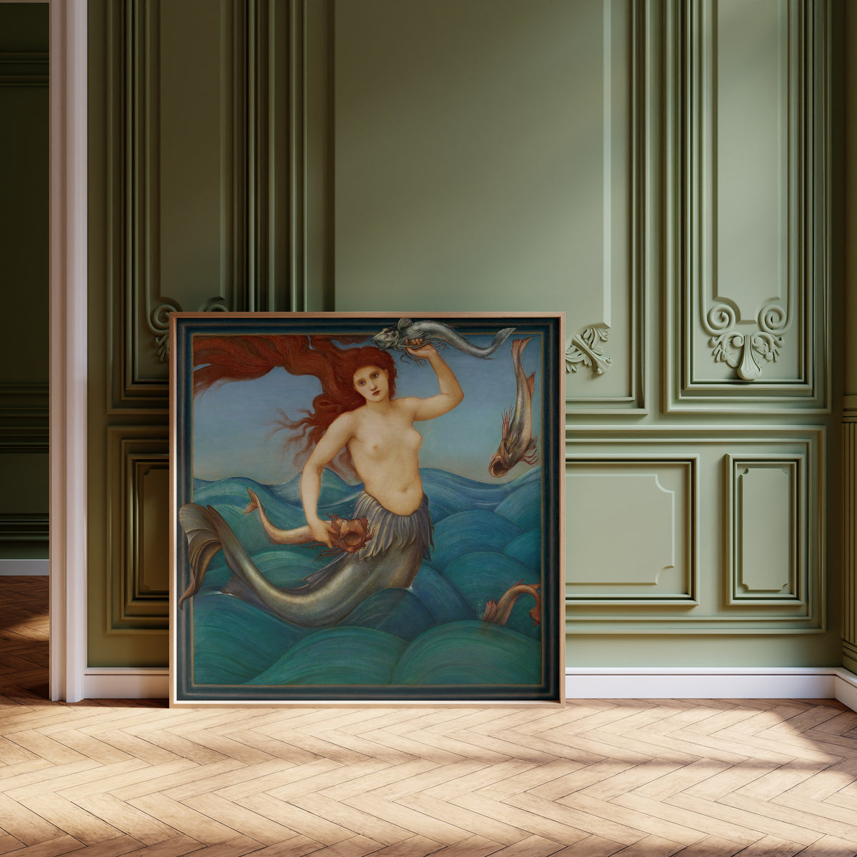 Edward Burne-Jones — A Sea-Nymph | Pre-Raphaelite Art Print