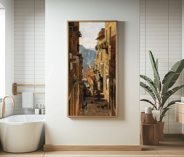Carl Moll — A Street in Ragusa | Fine Art Print