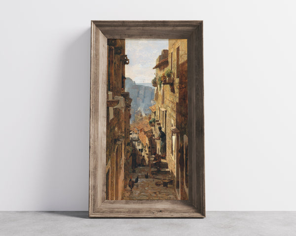 Carl Moll — A Street in Ragusa | Fine Art Print